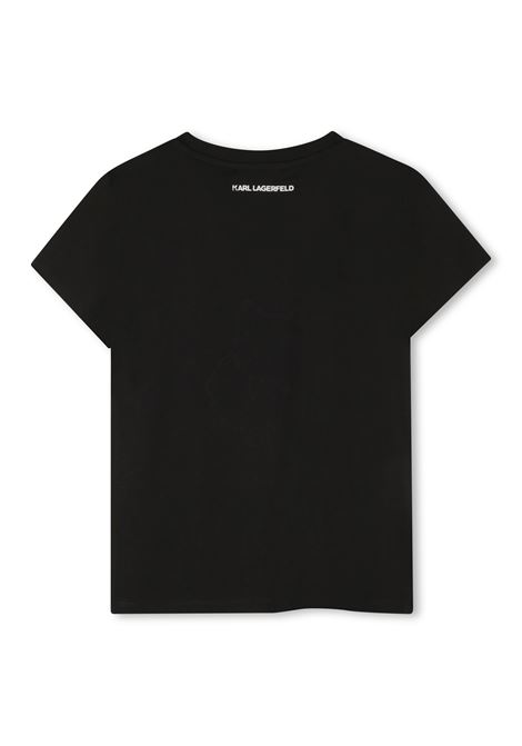 T-shirt con applicazioni KARL LAGERFELD KIDS | Z3094509B